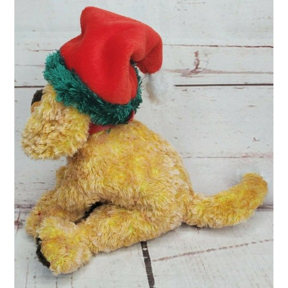 Vintage TY Beanie Baby Jingle Pup 2001 Christmas Puppy 7'' Stocking Stuffer - Picture 5 of 8
